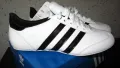 Сникърси ADIDAS. Бели кожени маратонки, снимка 4