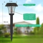 Соларна лампа против комари за открито – комплект 2 броя с UV защита и декоративно осветление, снимка 8