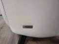 Светло сив кожен диван тройка Natuzzi с електрически релаксиращ механизъм, снимка 14