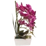 Изкуствена орхидея в бяла кашпа, снимка 3