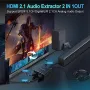 Нов Аудио конвертор HDMI към HDMI SPDIF/4K 120Hz HDMI 2., снимка 6