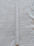 Фолио за мебели бял гланц със сребристи черти, PVC, 400×60см, снимка 3