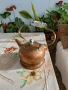 Чайник с порцеланова дръжка ., снимка 1