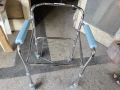Сгъваем инвалиден стол за баня и тоалетна, снимка 3