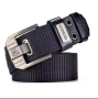 Мъжки колан от плат с метална сплав – дизайнерски, здрав и стилен, снимка 4
