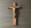 Дървен голям Кръст на Исус Христос , снимка 1