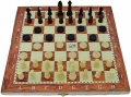 Дъска за шах, дъска за табла, голяма 48х48см, дървена шахматна дъска за табла и дама, Шахмат, Игра, снимка 2