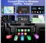 Безжичен CarPlay адаптер 2025 преобразува кабелния CarPlay в безжичен iPhone6+ ; iOS10+, снимка 13