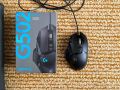 Logitech G502 + Mousepad , снимка 1 - Клавиатури и мишки - 45228186