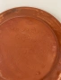 Maquenista Redondo Португалска флорална теракотена керамична чиния с подпис, снимка 8