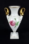 Изящна порцеланова ваза с лебедови дръжки - Kaiser (Alka-Kunst) от 60те г, снимка 1