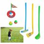 Комплект за голф, 9 части, Пластмасов, снимка 1 - Образователни игри - 45423337