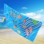 4775 Плажна кърпа с уникален летен дизайн, 150x70 cm, снимка 4