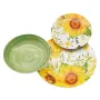 Луксозен порцеланов сервиз за хранене "Слънчогледи" , снимка 2