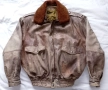 Пилотско Авиаторско кожено яке бомбър, тип МА-1, А-2, В-3, G-1, снимка 3