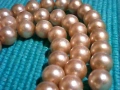 старо колие от естествени перли със среберна закоп4алка 835, снимка 3