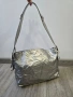 Нова жестока сребърна дамска чанта по модел на DIESEL., снимка 4