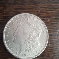 Morgan dollar, сребро, 1921, снимка 1 - Нумизматика и бонистика - 45208136