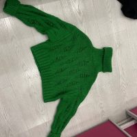 Дамски зелен пуловер, снимка 4 - Блузи с дълъг ръкав и пуловери - 45256360