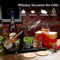 Нов Луксозен Уиски Декантер и Чаши - Подаръчен Комплект за мъж празник, снимка 6 - Други - 45188654
