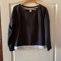 спортна черна еластична блуза Calvin Klein М размер , снимка 1 - Блузи с дълъг ръкав и пуловери - 45270177