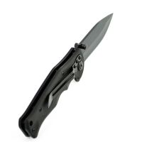 Метален, черен сгъваем нож Boker, лазерно заточен , снимка 2 - Ножове - 45414243