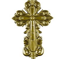 Грамаден декориран кръст силиконов молд форма фондан смола гипс шоколад декор украса, снимка 3 - Форми - 45307254