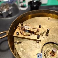 Стар Френски Механичен Часовник Japy Freres, снимка 3 - Антикварни и старинни предмети - 45210267