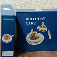 Дървена детска торта със свещички за рожден ден, снимка 6 - Образователни игри - 45159652