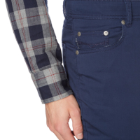 "Christian Berg" – елегантен марков син мъжки панталон, панталони, размер: W 38 – L 30, XL, снимка 9 - Панталони - 44956295