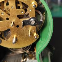 Ретро Механичен Немски Часовник Schmid Латерна, снимка 8 - Антикварни и старинни предмети - 45432544