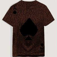 Мъжка тениска с къс ръкав,геометричен 3D принт с дизайн на Асо Пика, снимка 4 - Тениски - 45653171