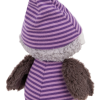 Висококачествена плюшена играчка на NICI, Бухалът с пижама и шапка Олафина, снимка 6 - Плюшени играчки - 44974996