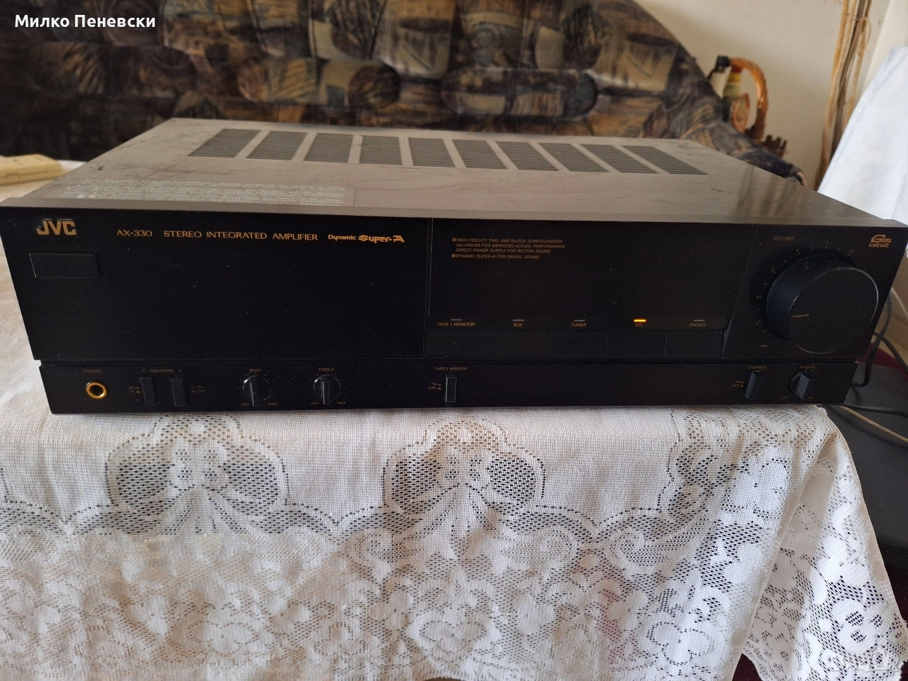 J VC AX-330 BK SUPER A.STEREO AMPLIFIER.MADE IN JAPAN., снимка 1
