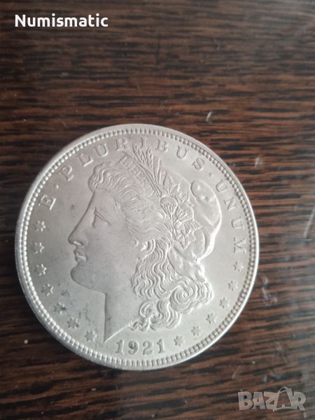 Morgan dollar, сребро, 1921, снимка 1