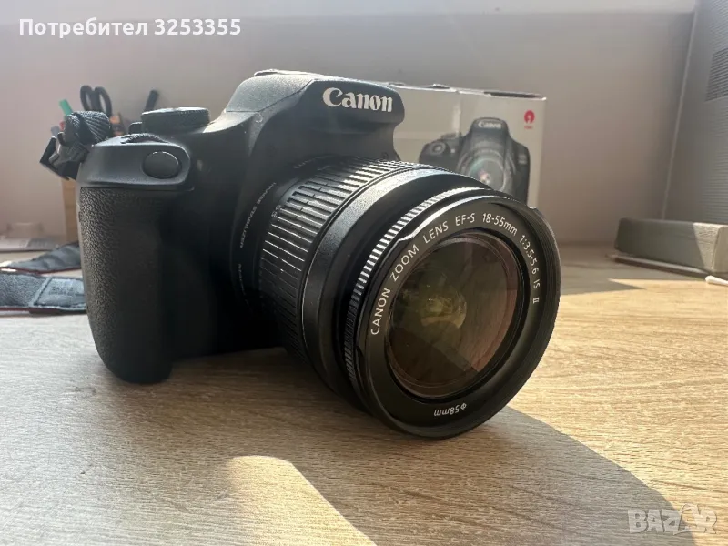 Canon EOS 2000D с обектив, снимка 1