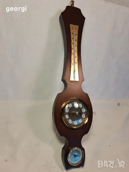 домашна метеорологична станция термометър барометър и влагомер 7/1, снимка 1