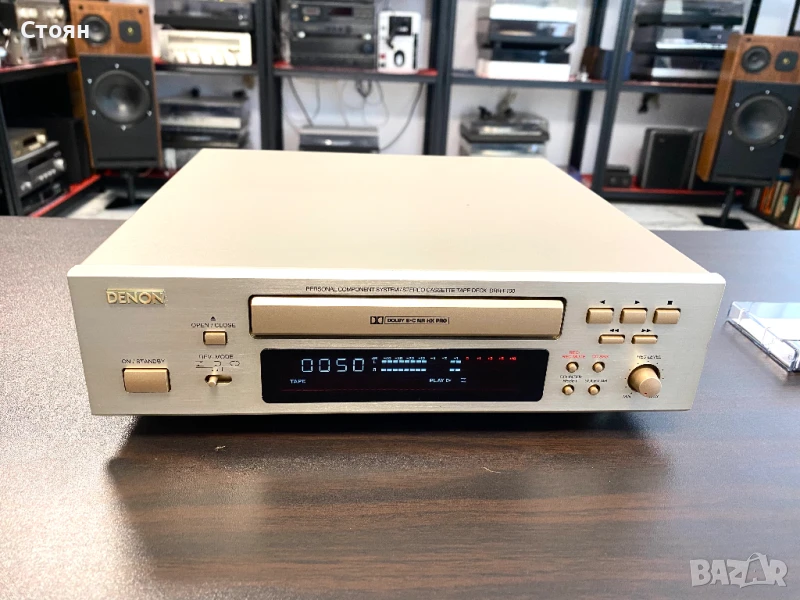 Реверсивен касетен дек Denon, снимка 1