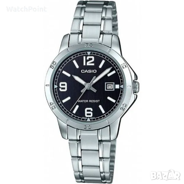 Дамски аналогов часовник Casio - Casio Collection - LTP-V004D-1B2UDF, снимка 1