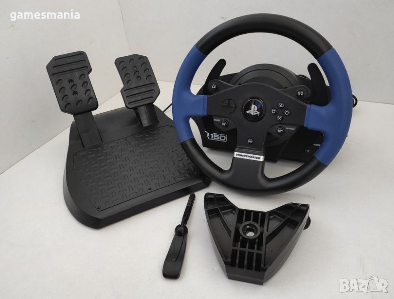 [PS5/PS4/компютър] Волан с педали Thrustmaster - T150 Force Feedback, снимка 1