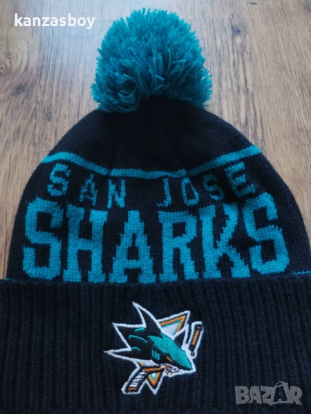 mitchell and ness san jose sharks - зимна фенска шапка КАТО НОВА, снимка 1