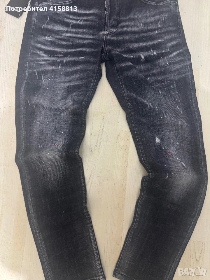 Dsquared2 Black Jeans – размер 50, оригинални, Made in Italy, снимка 1