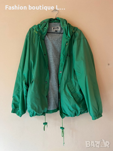 Jack & Jones Пролетно зелено яке с качулка и джобове S размер 💚, снимка 1
