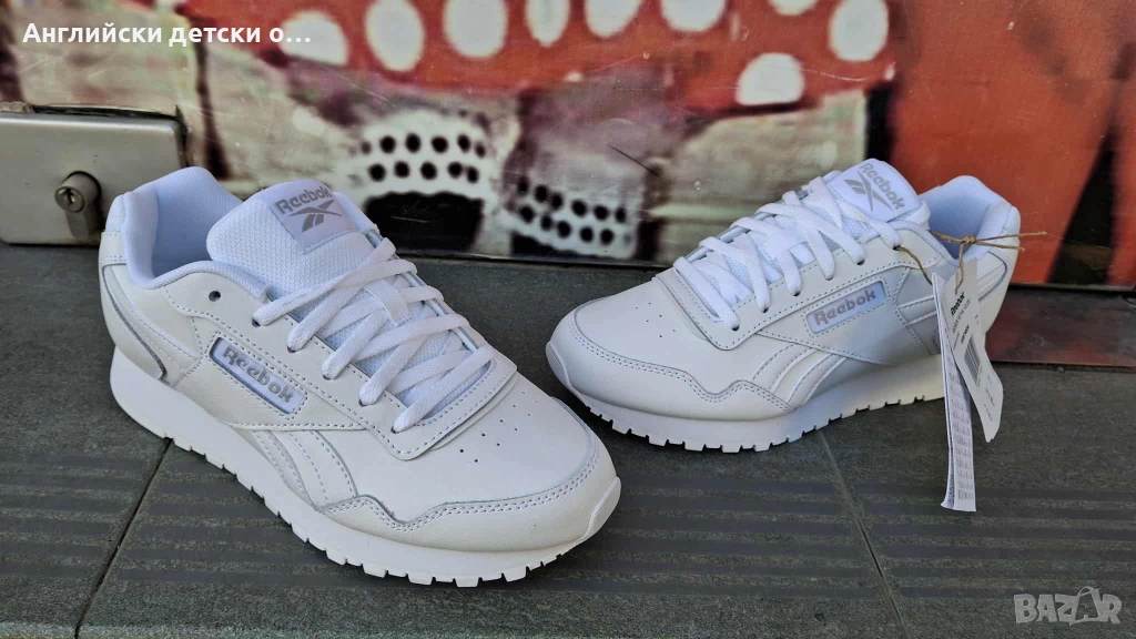 Авглийски детски маратонки естествена кожа-Reebok, снимка 1