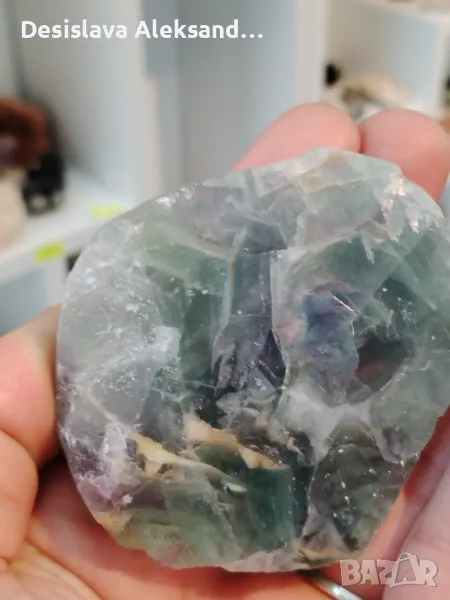 Едностранно полирана плочка флуорит от Индия , снимка 1