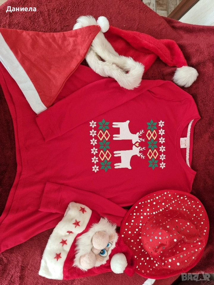 Дамска коледна блуза ХЛ, снимка 1