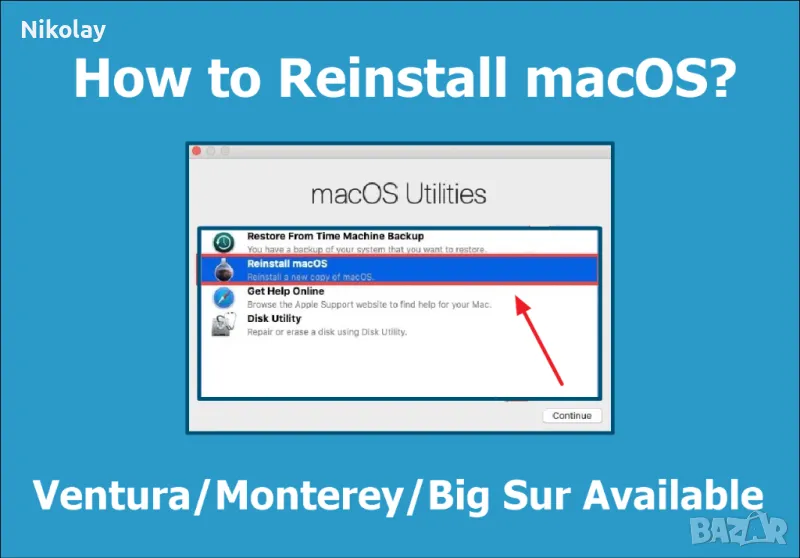 Преинсталация на Apple  maco os , снимка 1