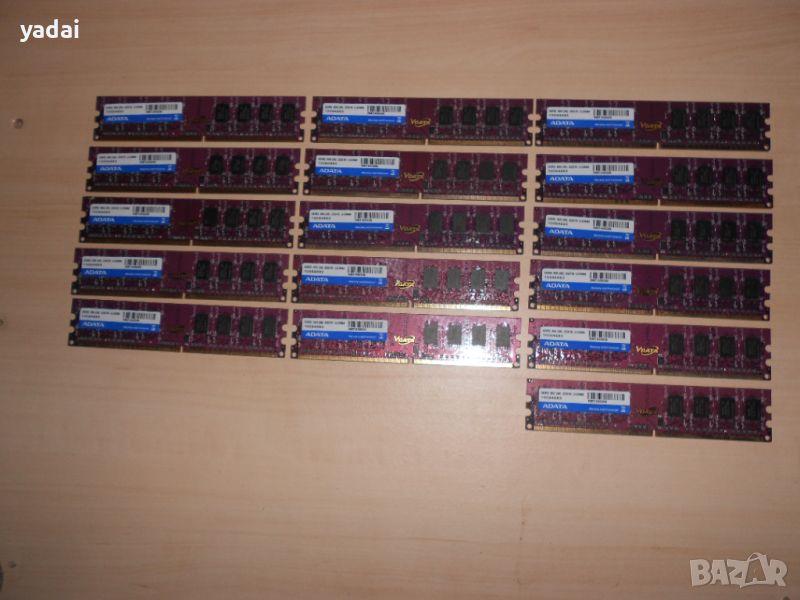 693.Ram DDR2 800 MHz,PC2-6400,2Gb.ADATA. НОВ. Кит 16 Броя, снимка 1