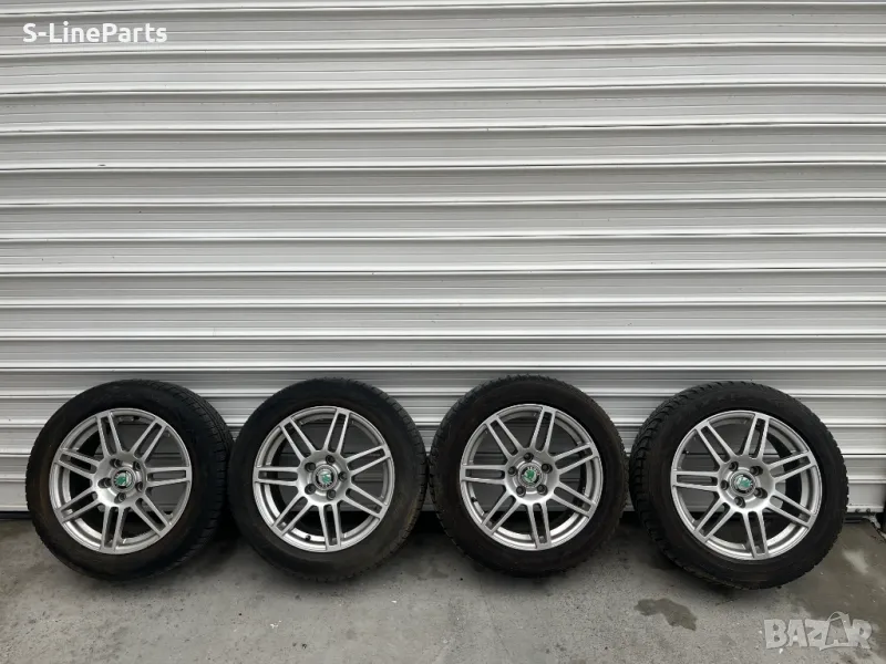 Оригинални джанти 16 Skoda Superb octavia fabia 5x112 отвор 57.1 7j, снимка 1