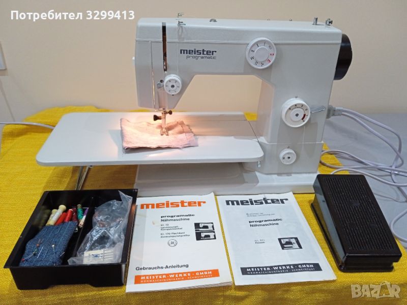 Метална шевна машина MEISTER PROGRAMATIC 273, снимка 1